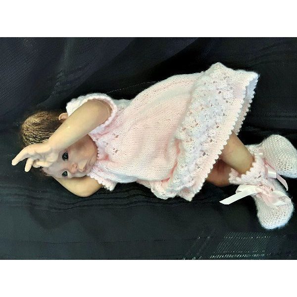 The Vintage Baby Pink Rosebud Layette