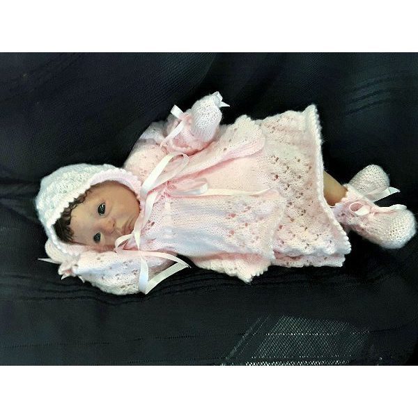 The Vintage Baby Pink Rosebud Layette