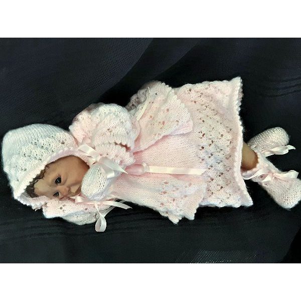 The Vintage Baby Pink Rosebud Layette