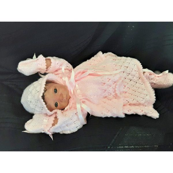 The Vintage Baby Pink Rosebud Layette