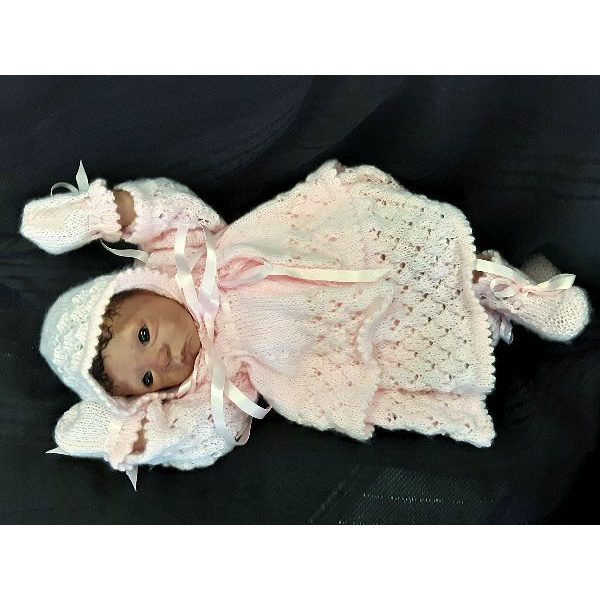 The Vintage Baby Pink Rosebud Layette